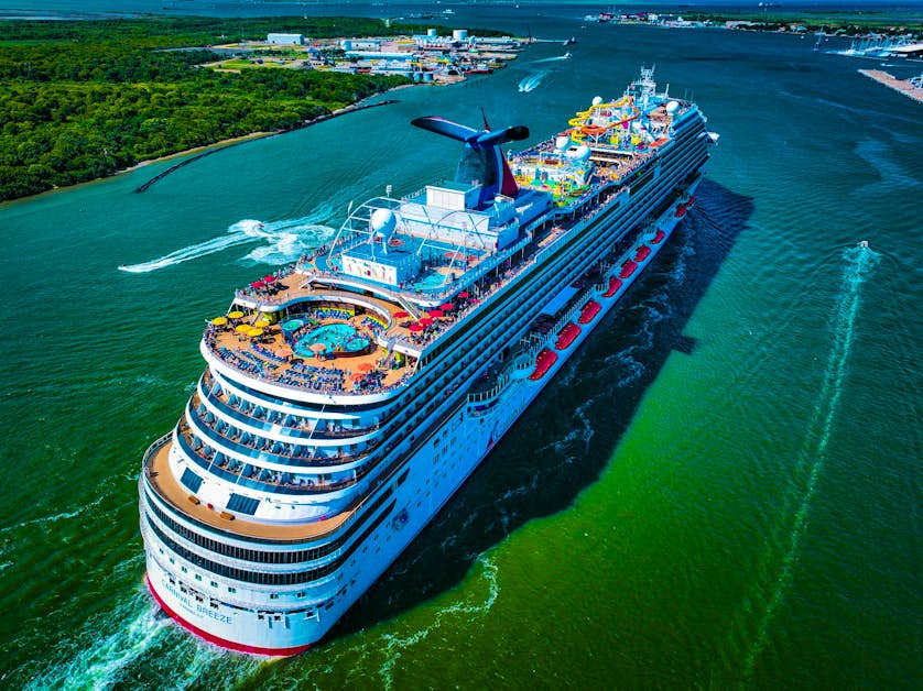 Carnival Panorama Kreuzfahrtschiff vor der mexikanischen Riviera