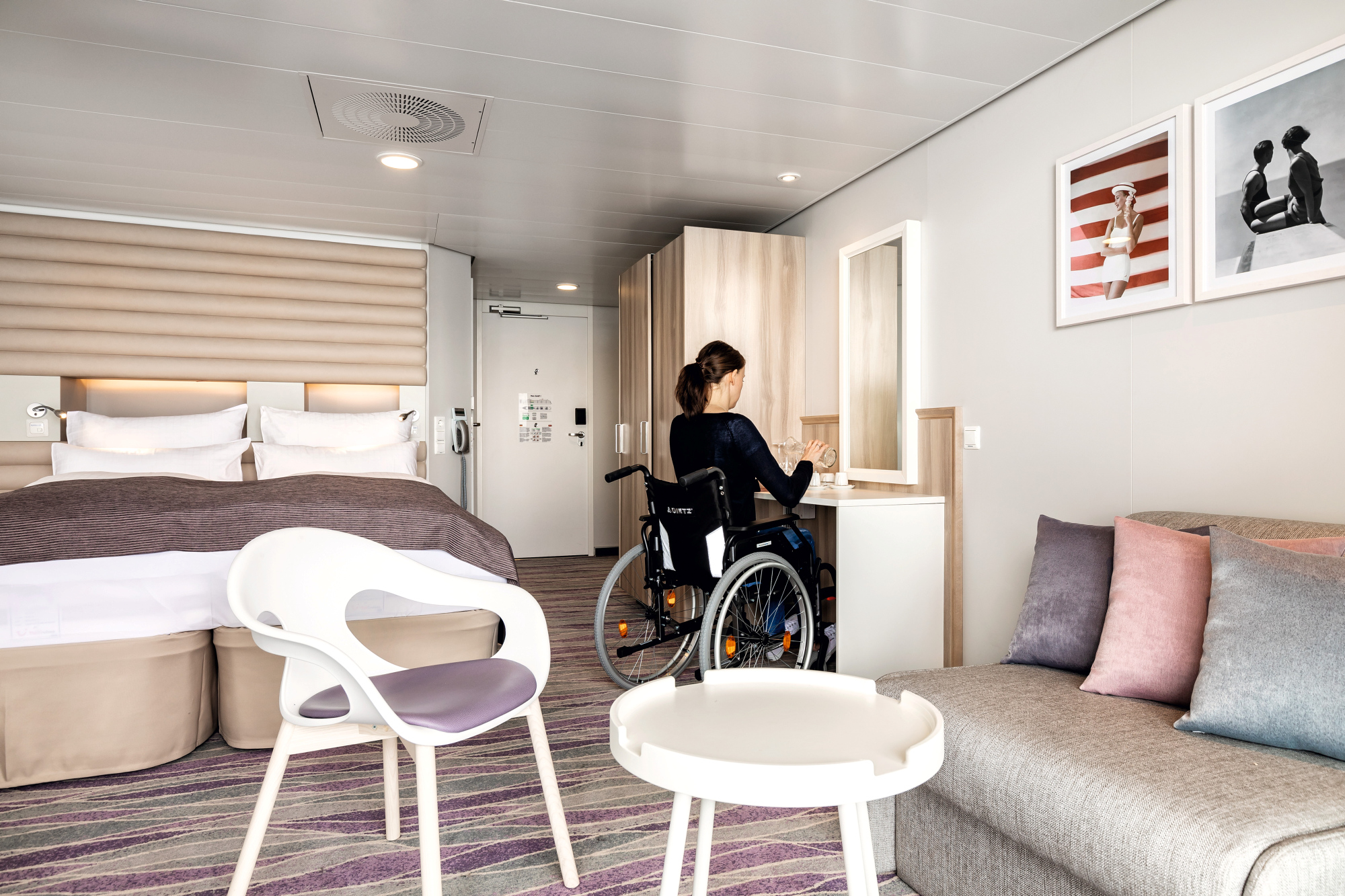 Barrierefreie Balkonkabine auf Mein Schiff 7