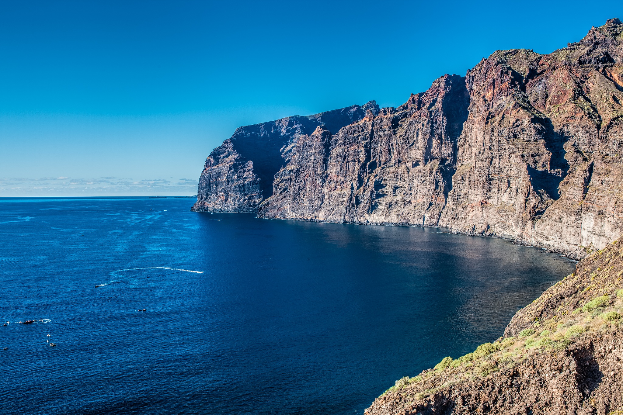 Los Gigantes Klippen, Teneriffa
