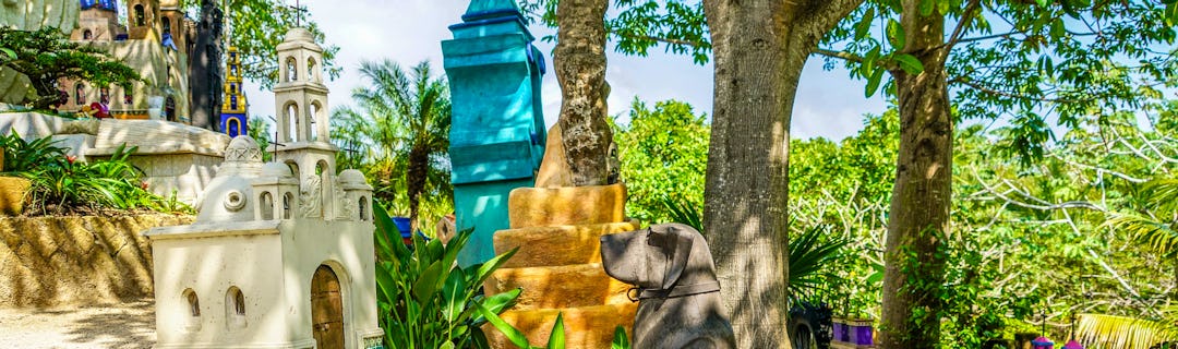 Malerische Maya-Ruinen von Tulum an der karibischen Küste Mexikos