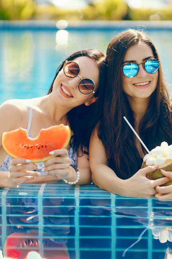 Bild mit Freundinnen